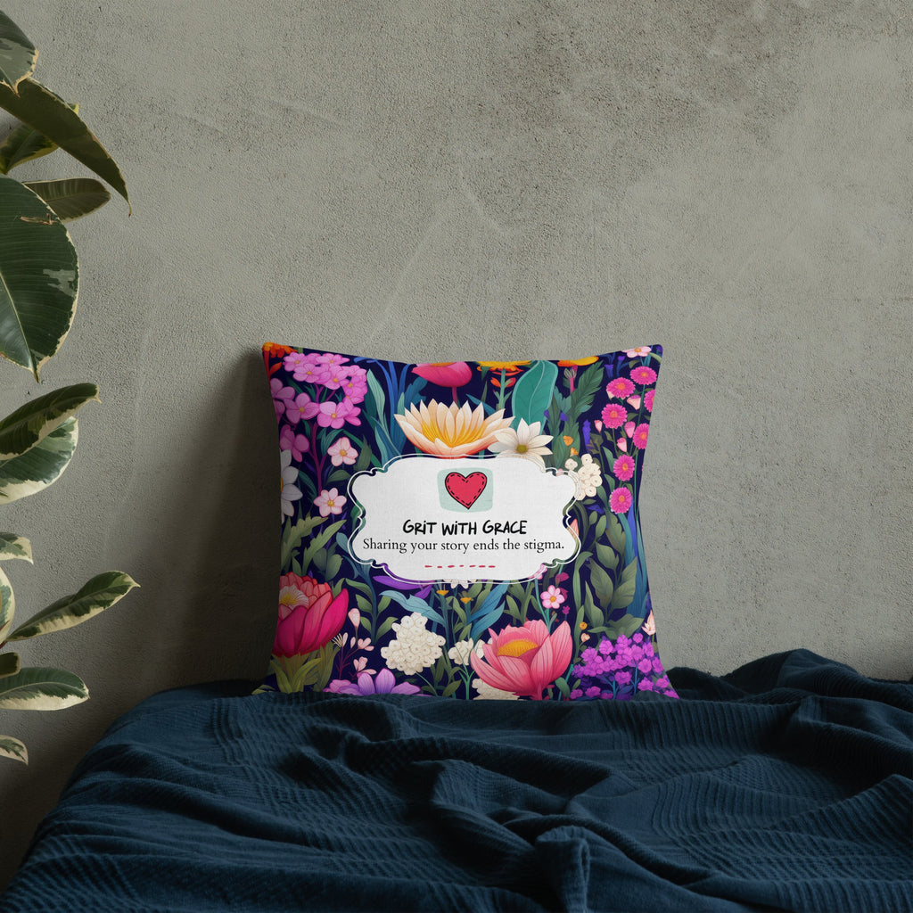 Floral Lover's Botanical Throw Pillow