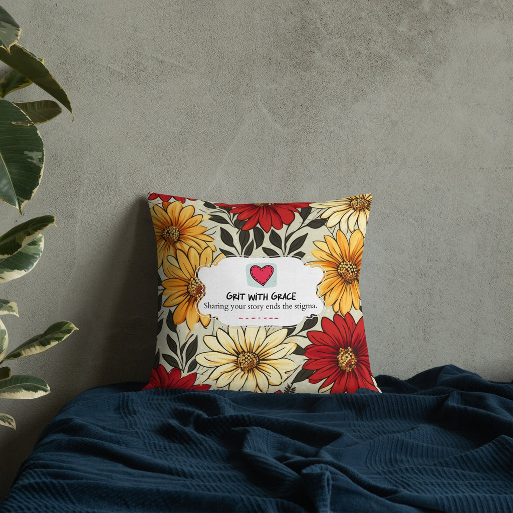 Floral Lover's Botanical Throw Pillow