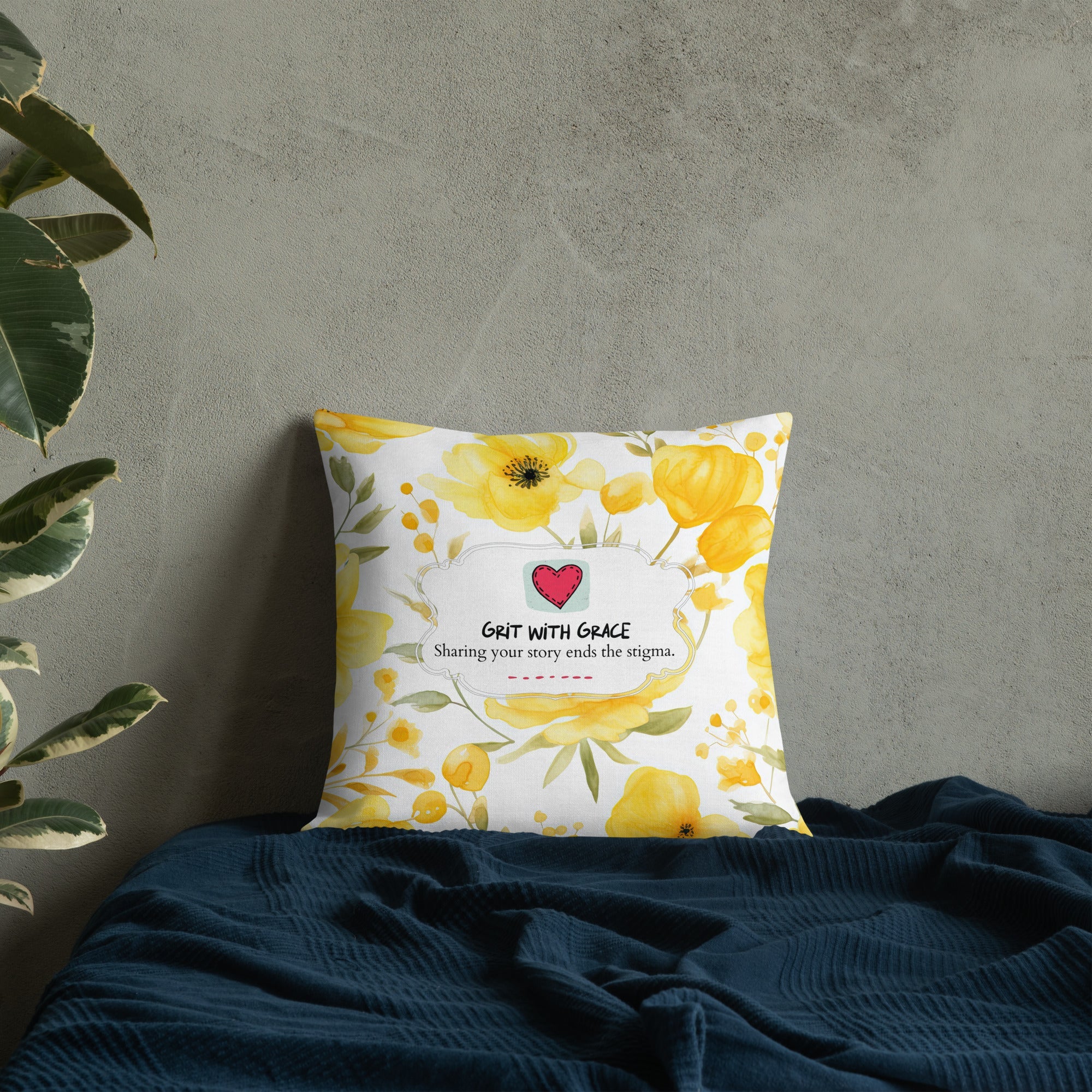 Floral Lover's Botanical Throw Pillow