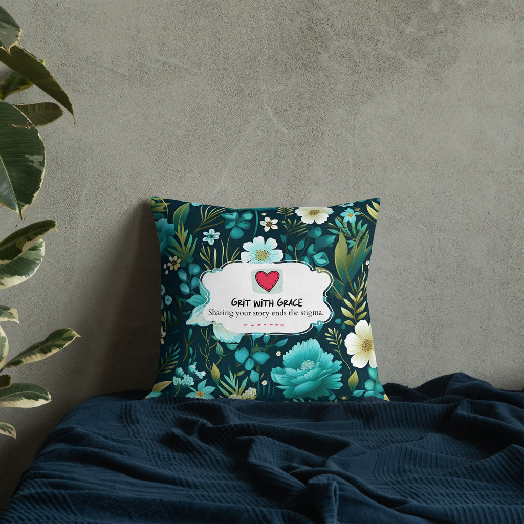 Floral Lover's Botanical Throw Pillow