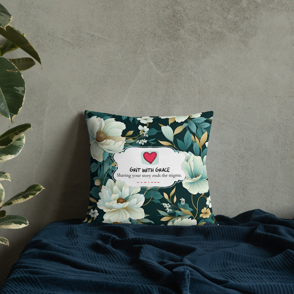 Floral Lover's Botanical Throw Pillow