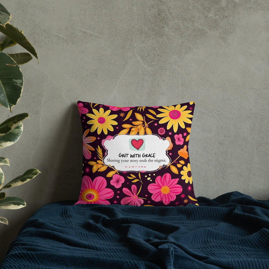 Floral Lover's Botanical Throw Pillow
