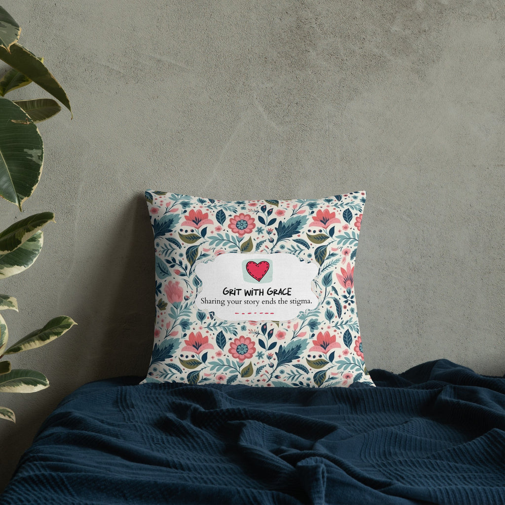 Floral Lover's Botanical Throw Pillow