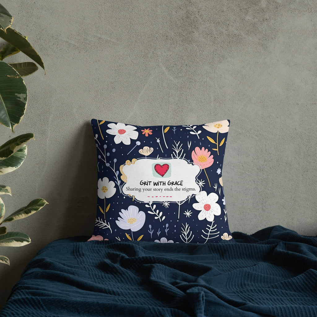 Floral Lover's Botanical Throw Pillow