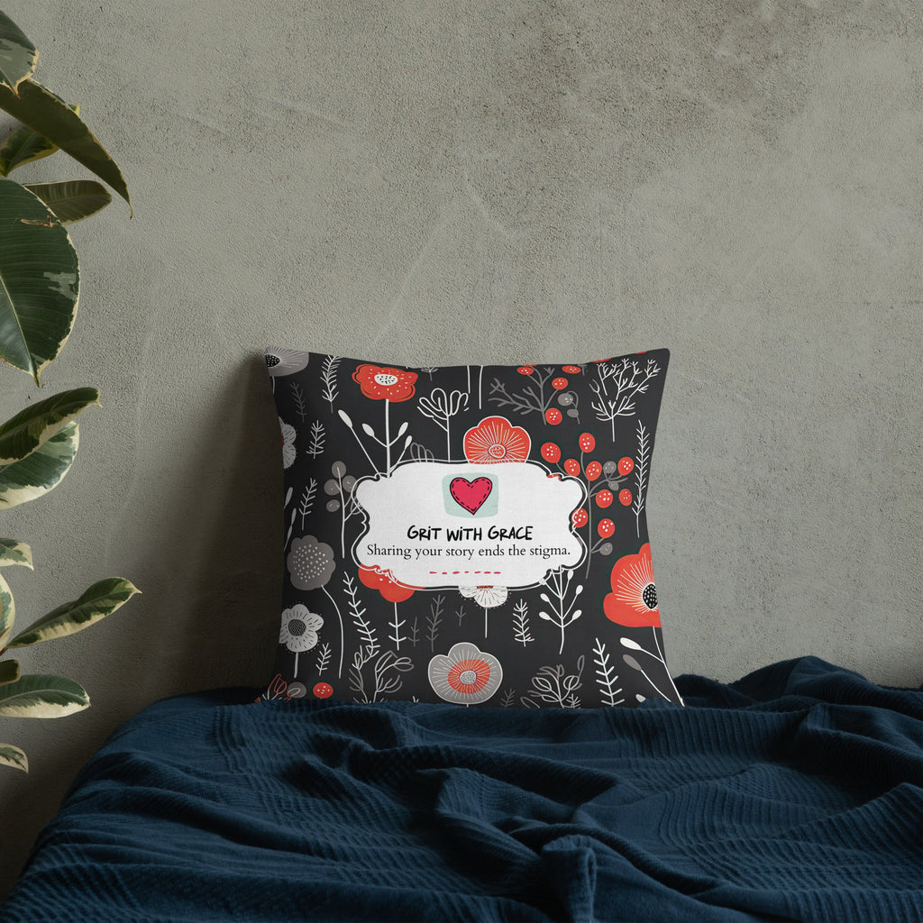 Floral Lover's Botanical Throw Pillow