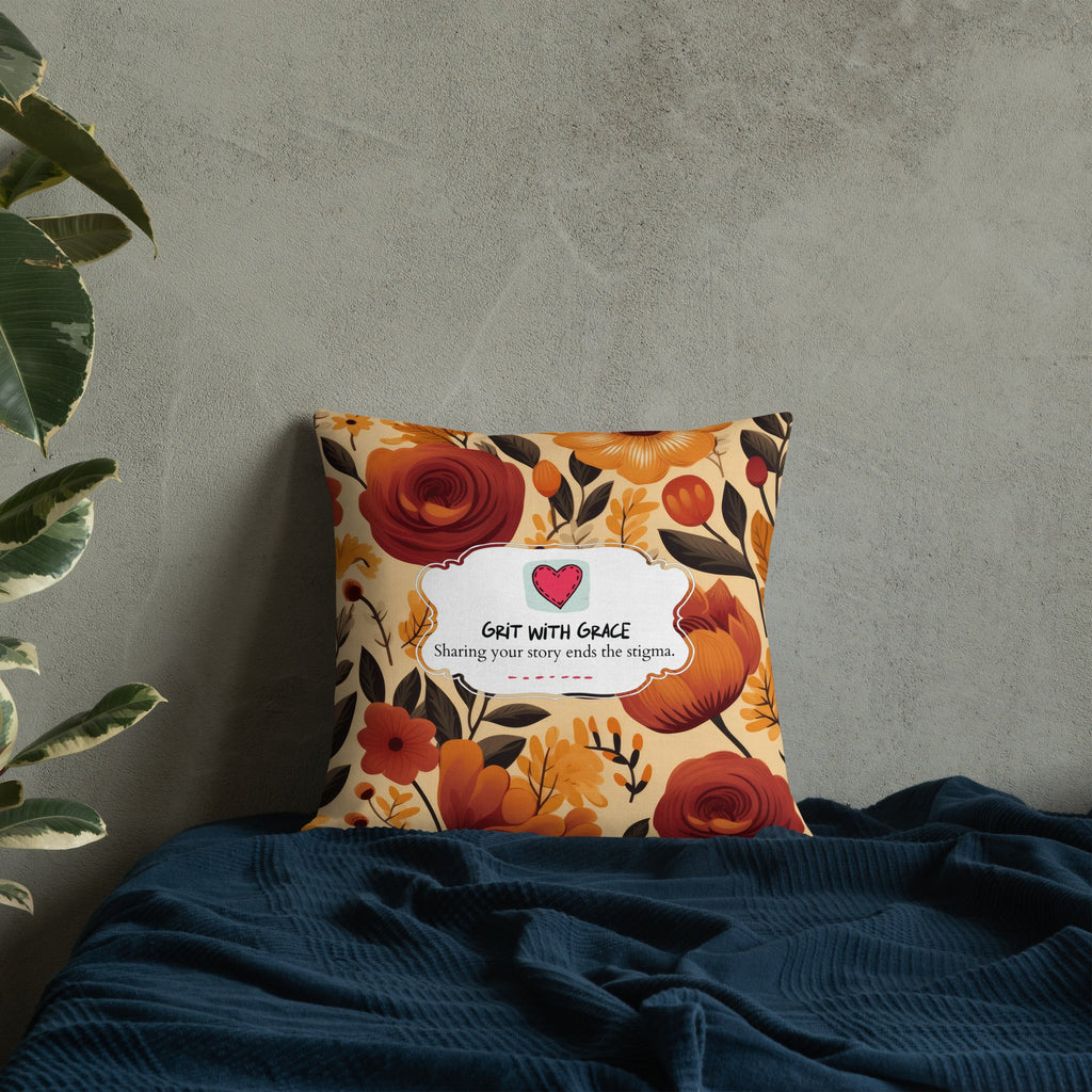 Floral Lover's Botanical Throw Pillow