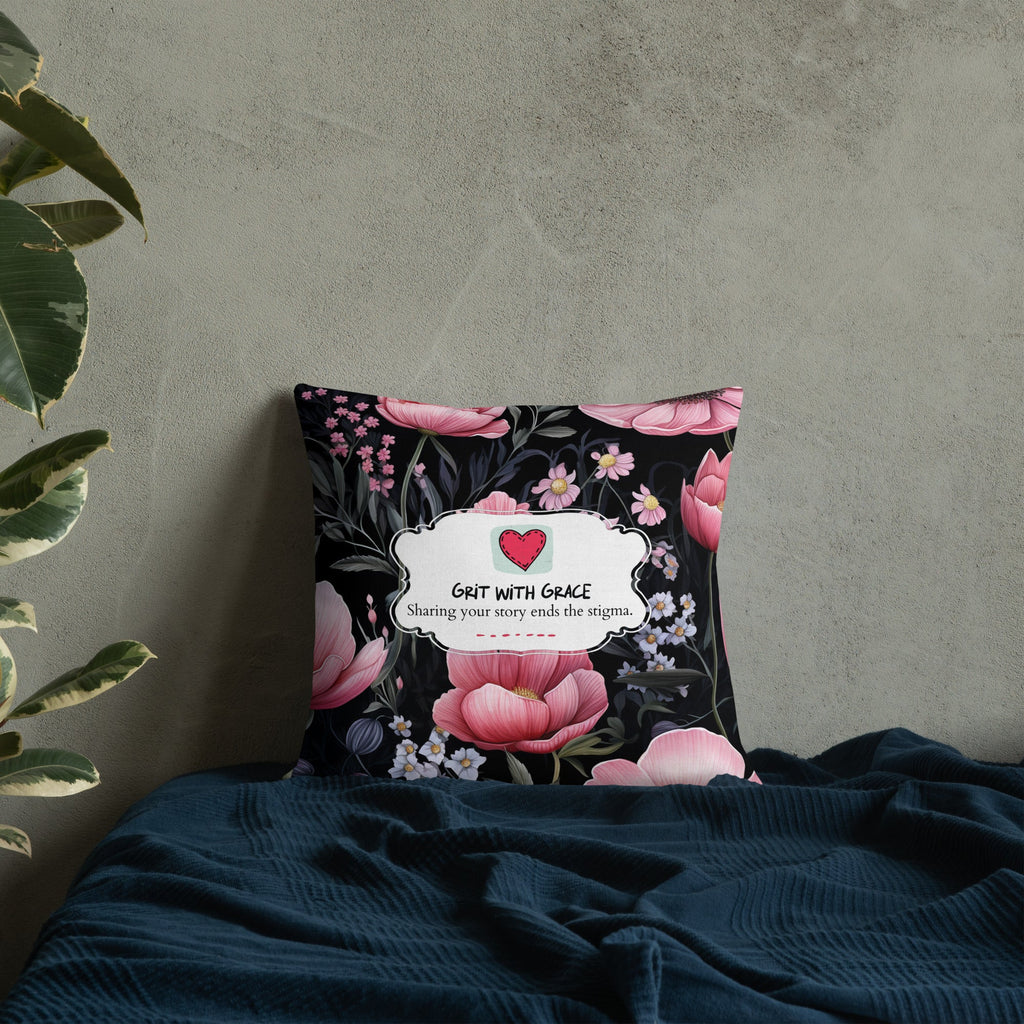 Floral Lover's Botanical Throw Pillow