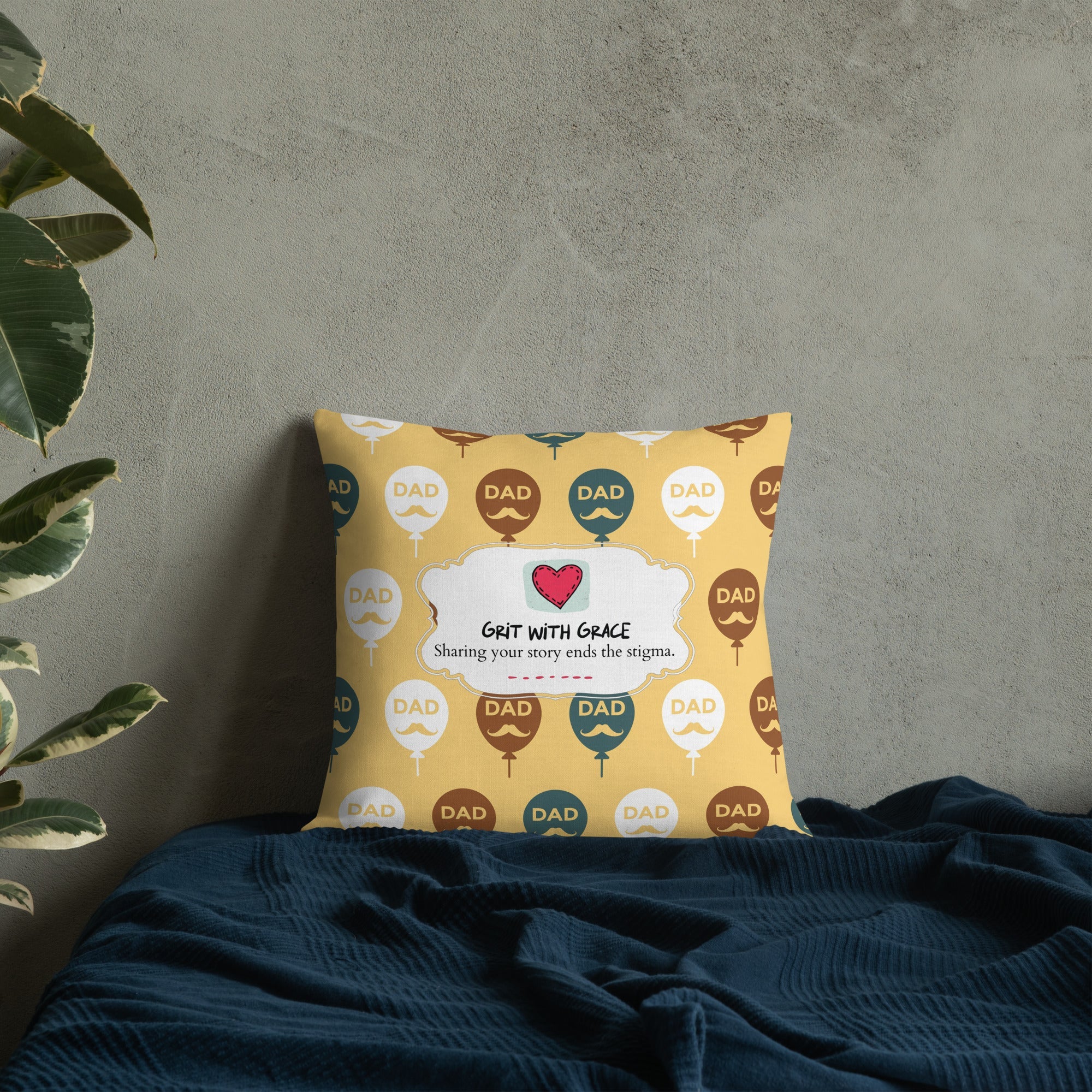 Cool Dad's Fashionably Decorative Throw Pillow