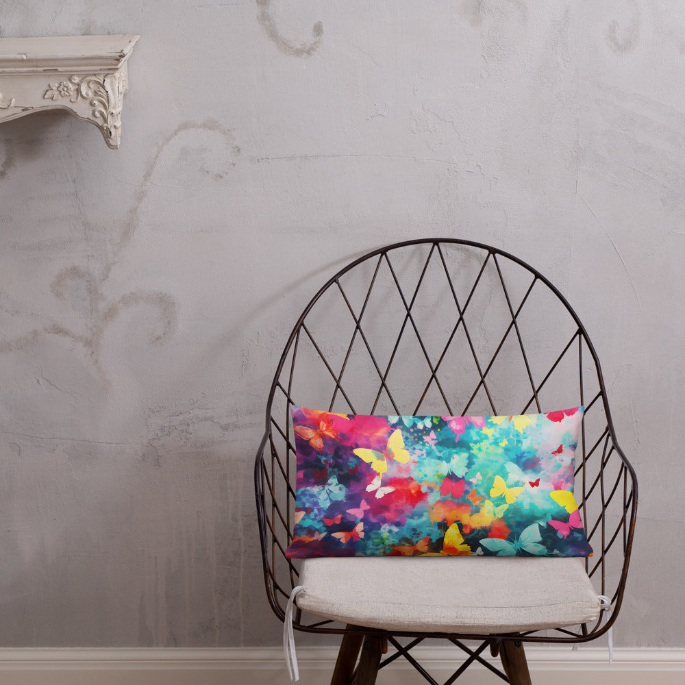 Butterfly Lover's Decorative Yet Comfortable Premium Pillow