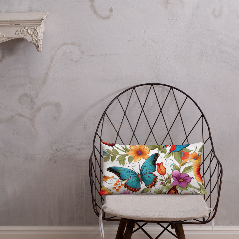 Butterfly Lover's Decorative Yet Comfortable Premium Pillow