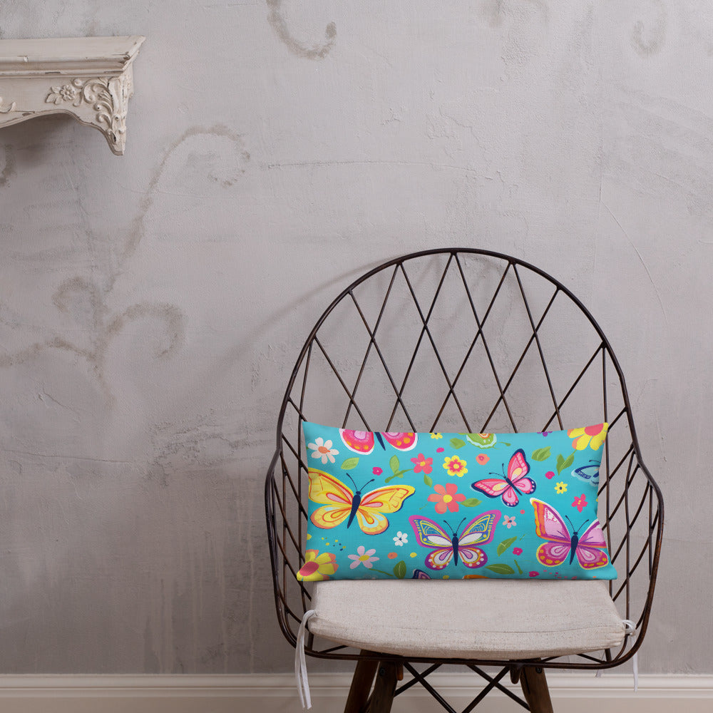 Butterfly Lover's Decorative Yet Comfortable Premium Pillow