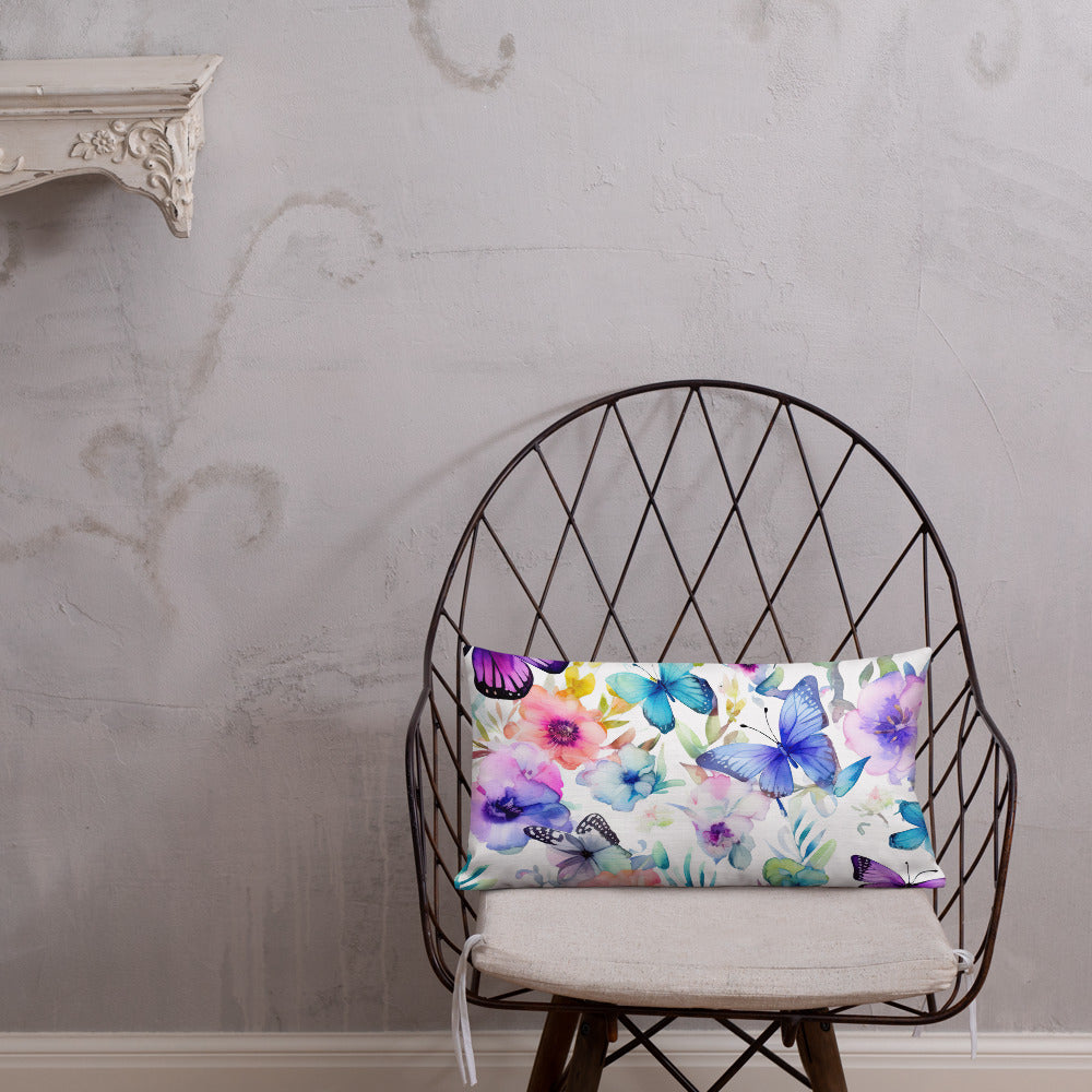 Butterfly Lover's Decorative Yet Comfortable Premium Pillow