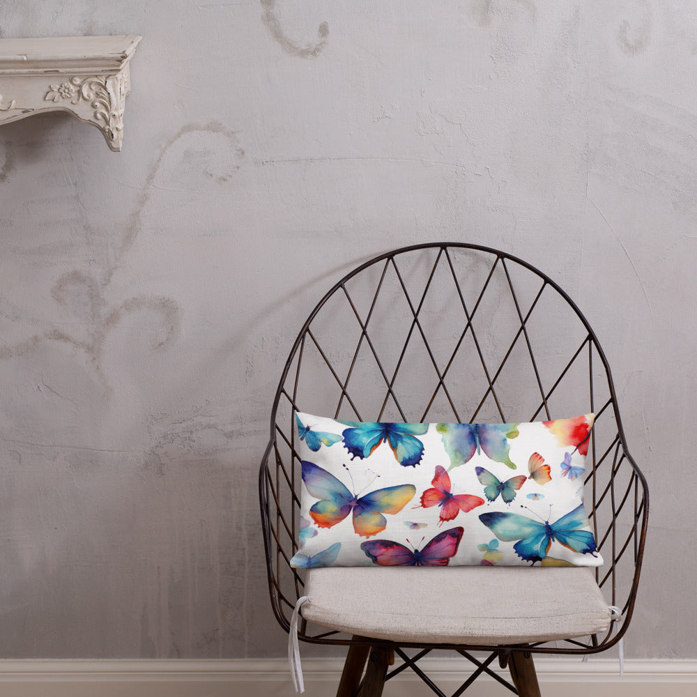 Butterfly Lover's Decorative Yet Comfortable Premium Pillow