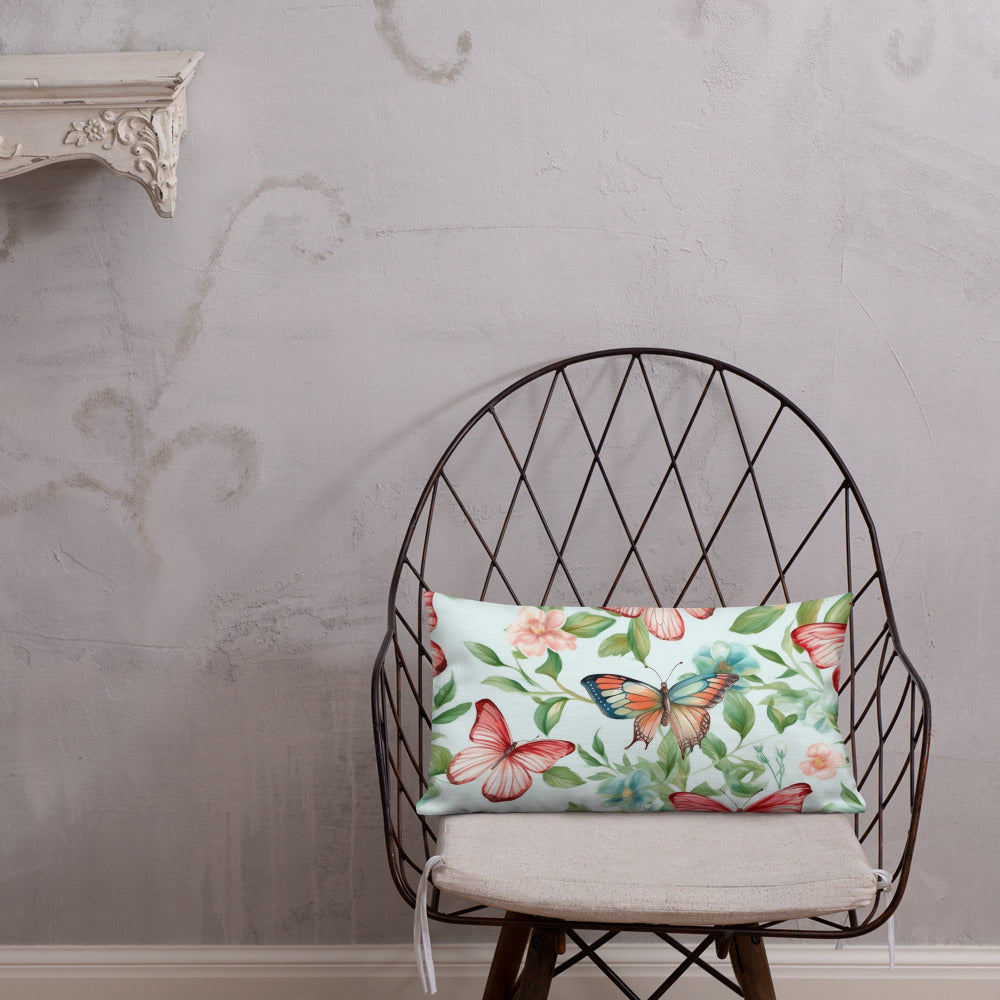 Butterfly Lover's Decorative Yet Comfortable Premium Pillow