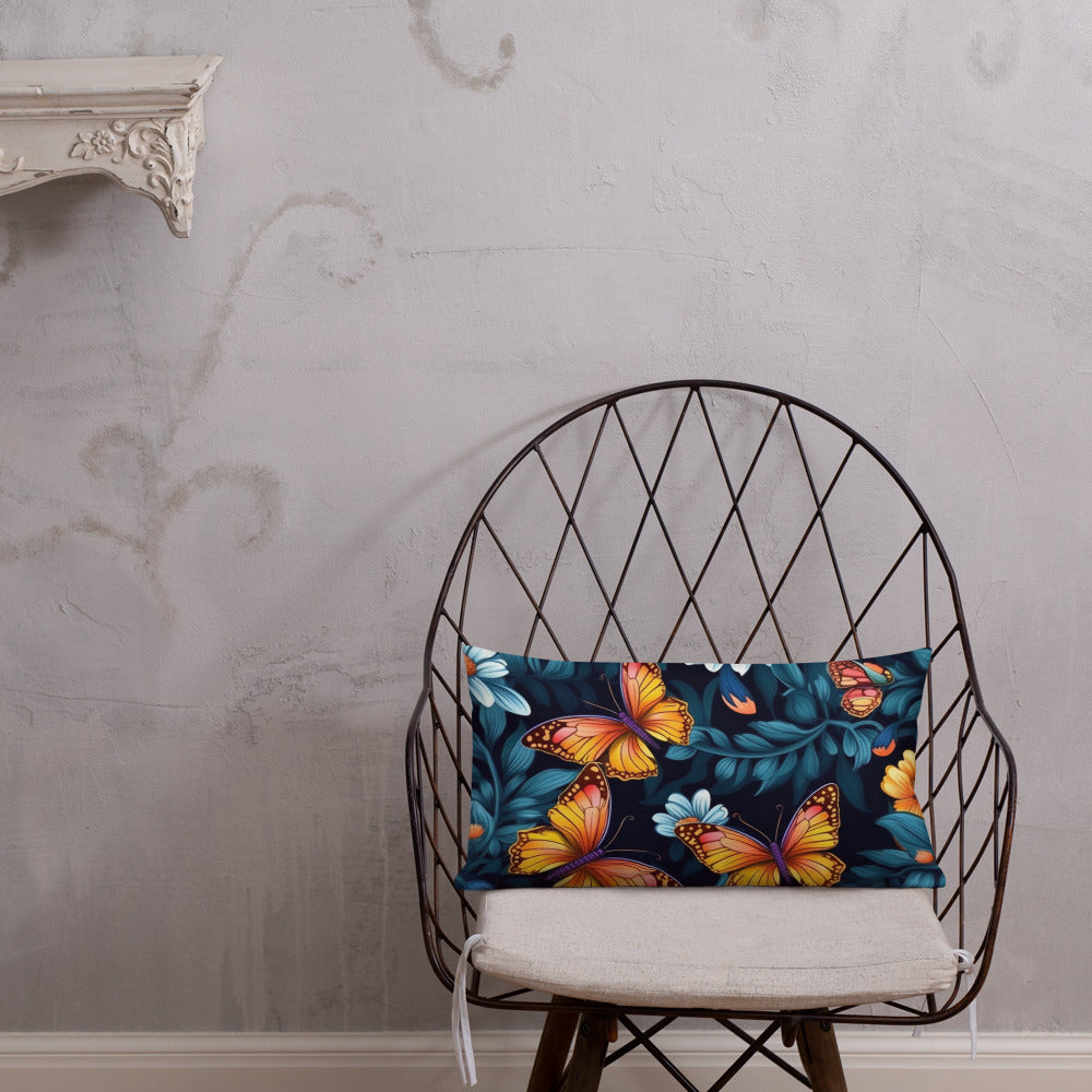 Butterfly Lover's Decorative Yet Comfortable Premium Pillow