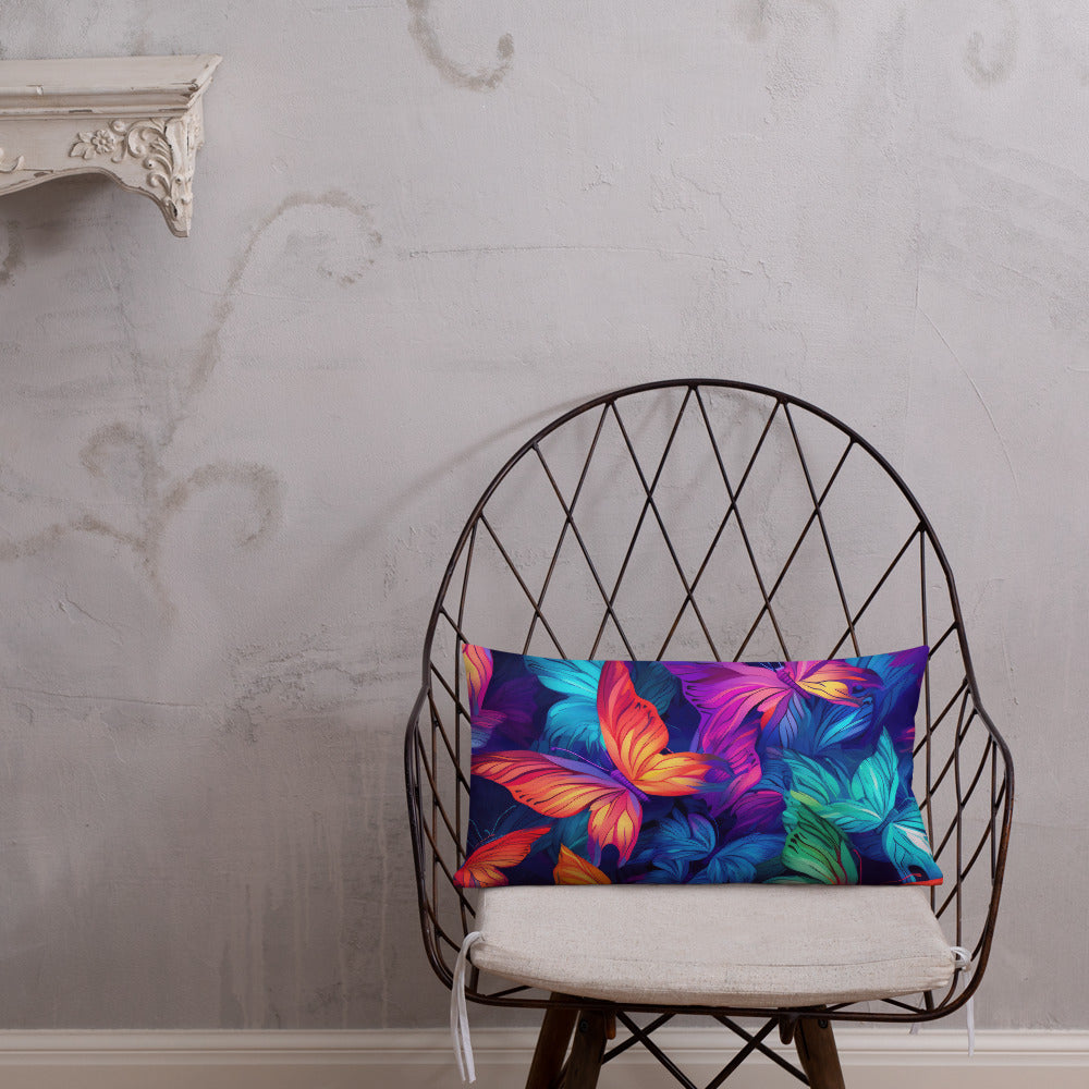 Butterfly Lover's Decorative Yet Comfortable Premium Pillow