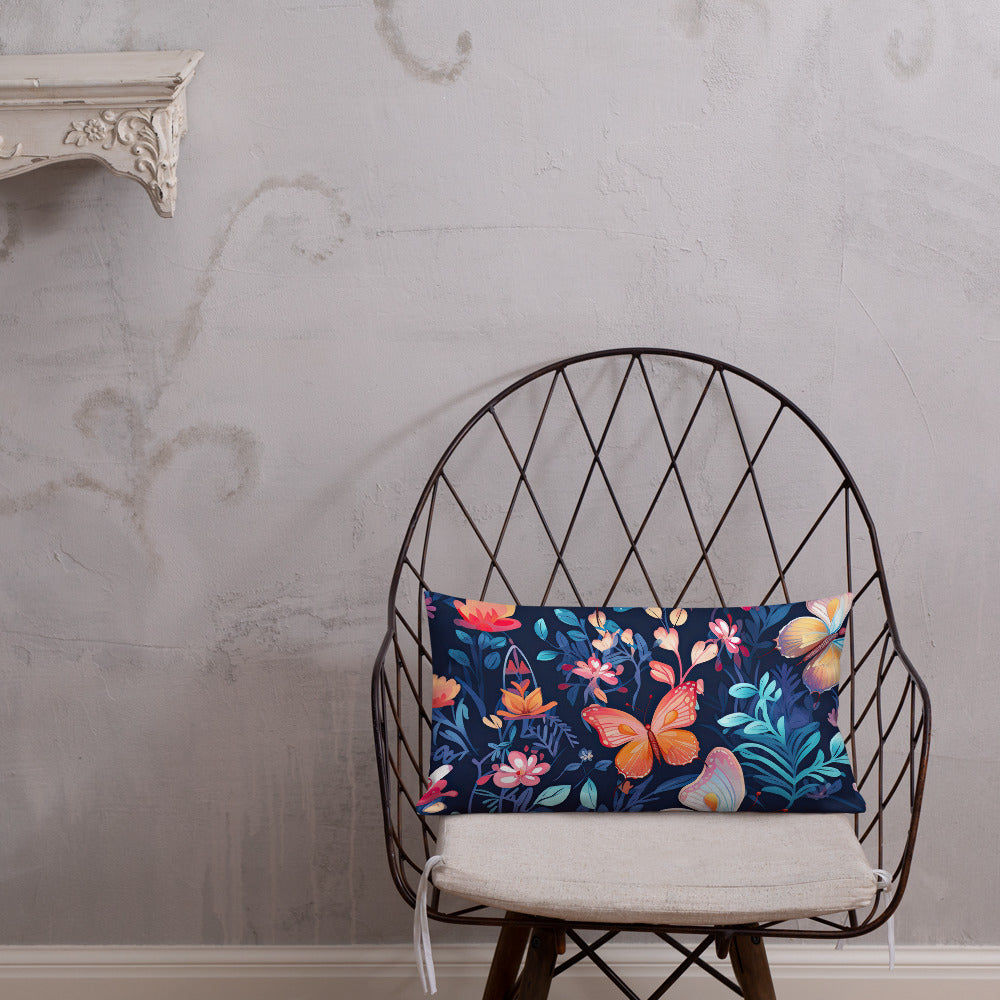 Butterfly Lover's Decorative Yet Comfortable Premium Pillow