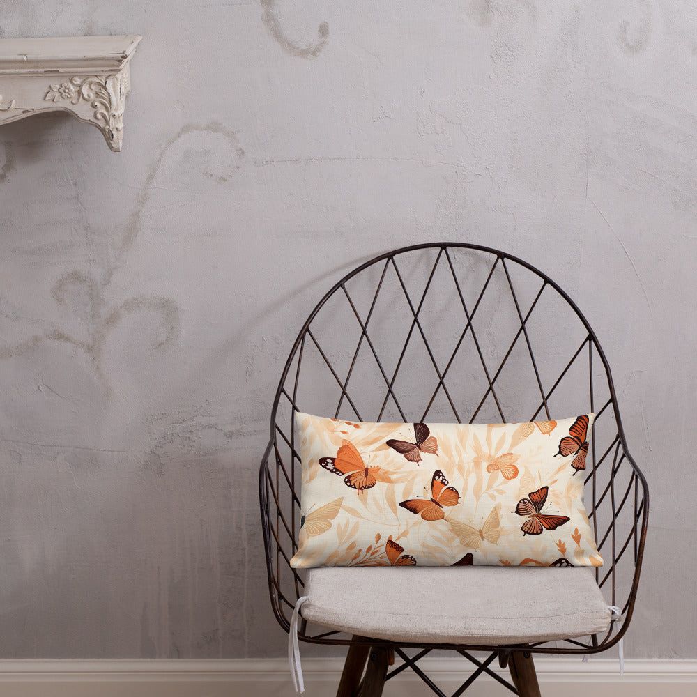 Butterfly Lover's Decorative Yet Comfortable Premium Pillow
