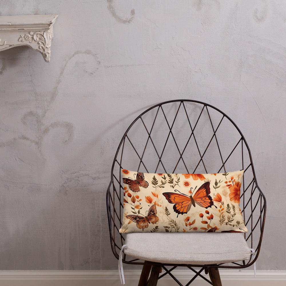 Butterfly Lover's Decorative Yet Comfortable Premium Pillow