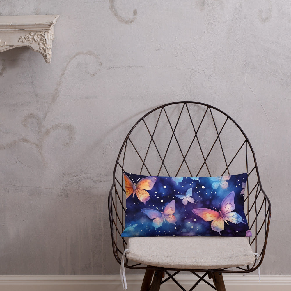 Butterfly Lover's Decorative Yet Comfortable Premium Pillow
