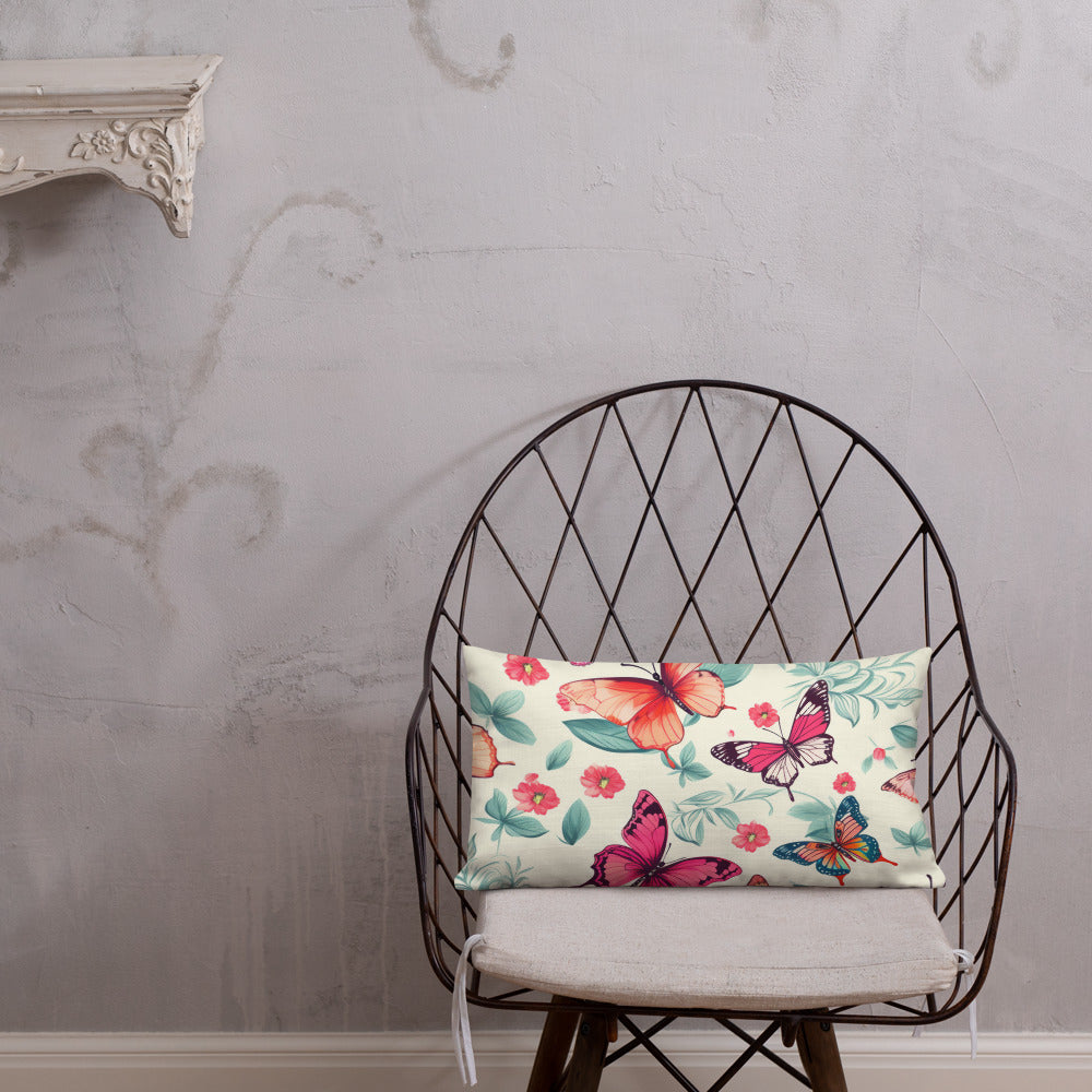 Butterfly Lover's Decorative Yet Comfortable Premium Pillow