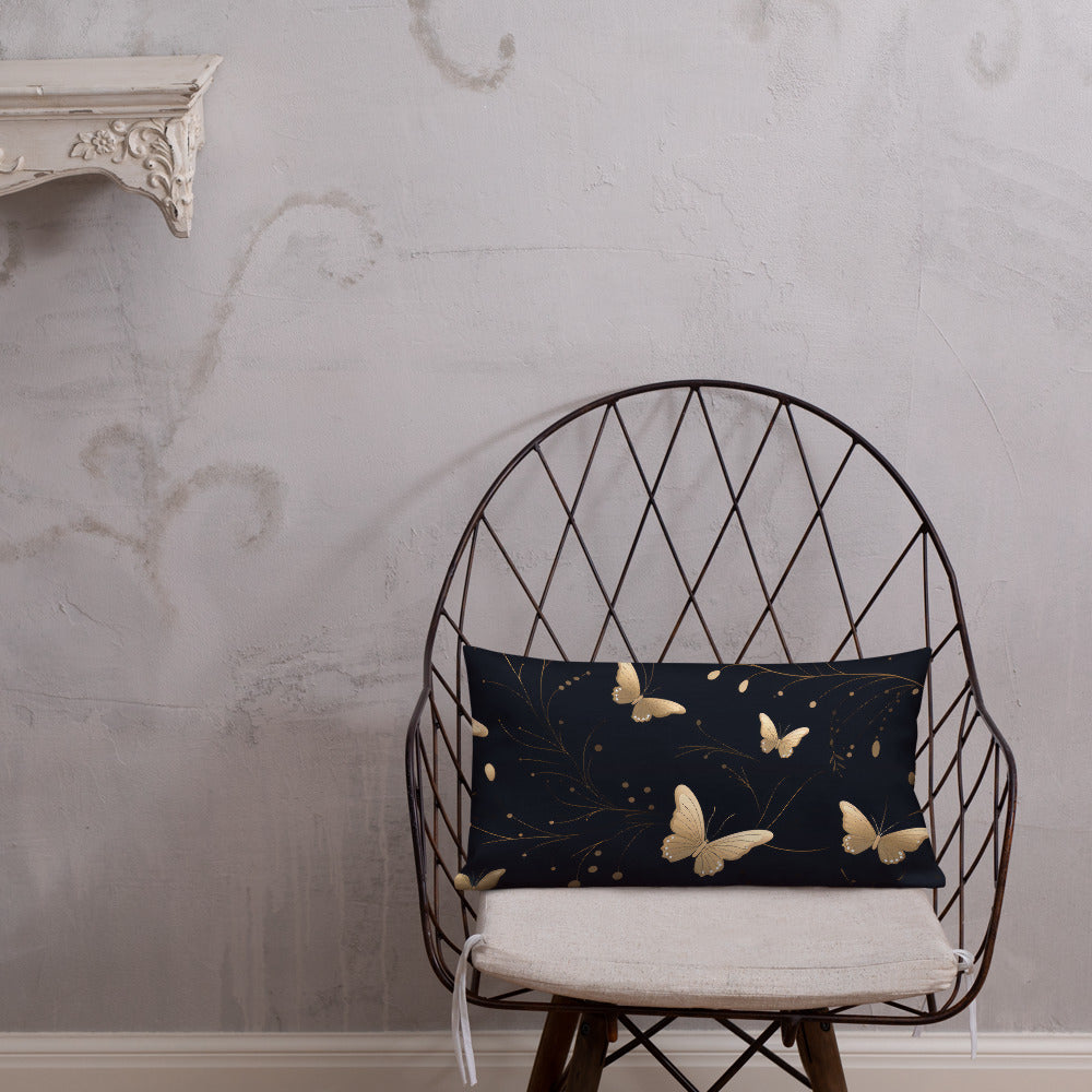 Butterfly Lover's Decorative Yet Comfortable Premium Pillow