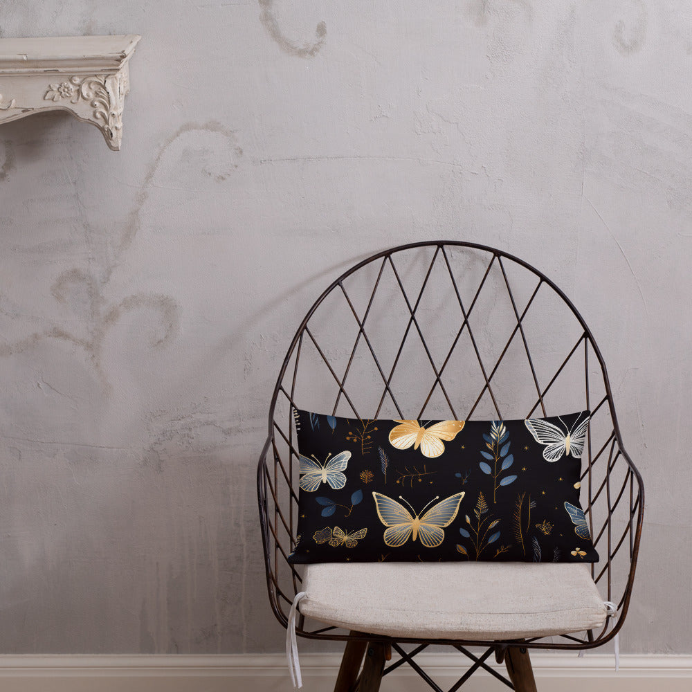 Butterfly Lover's Decorative Yet Comfortable Premium Pillow