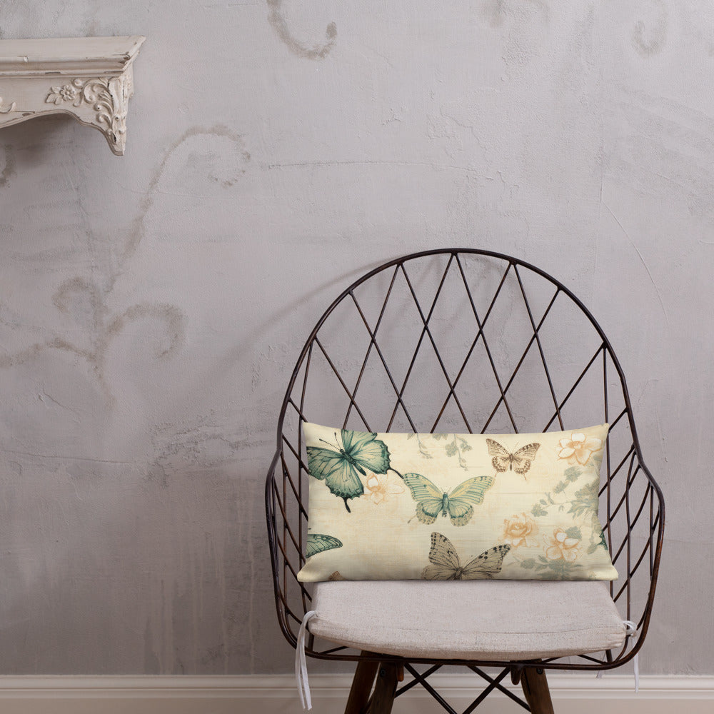 Butterfly Lover's Decorative Yet Comfortable Premium Pillow