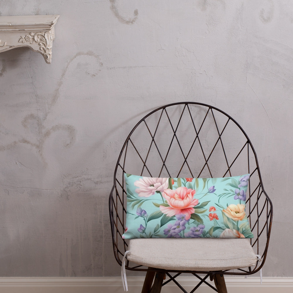 Floral Lover's Botanical Throw Pillow