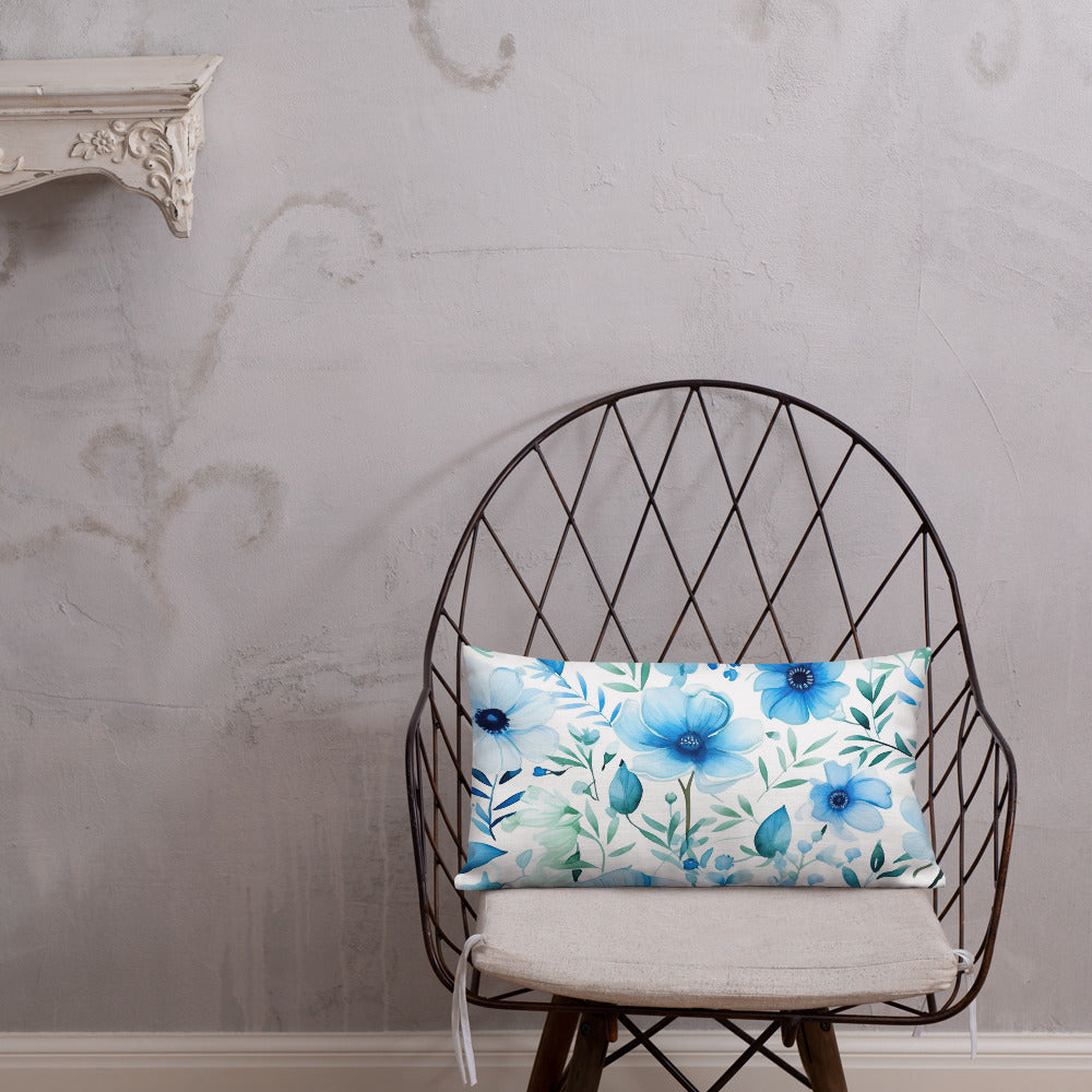 Floral Lover's Botanical Throw Pillow