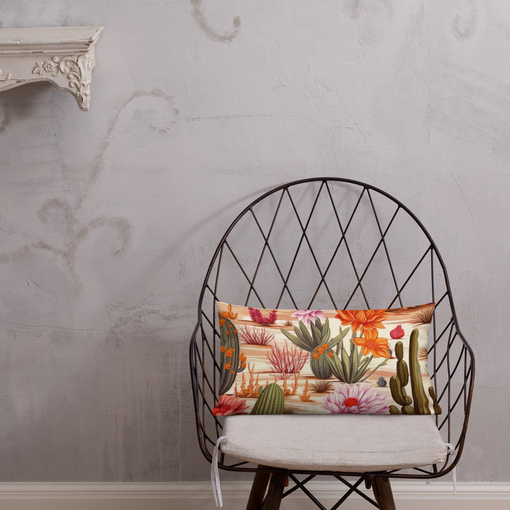 Floral Lover's Botanical Throw Pillow