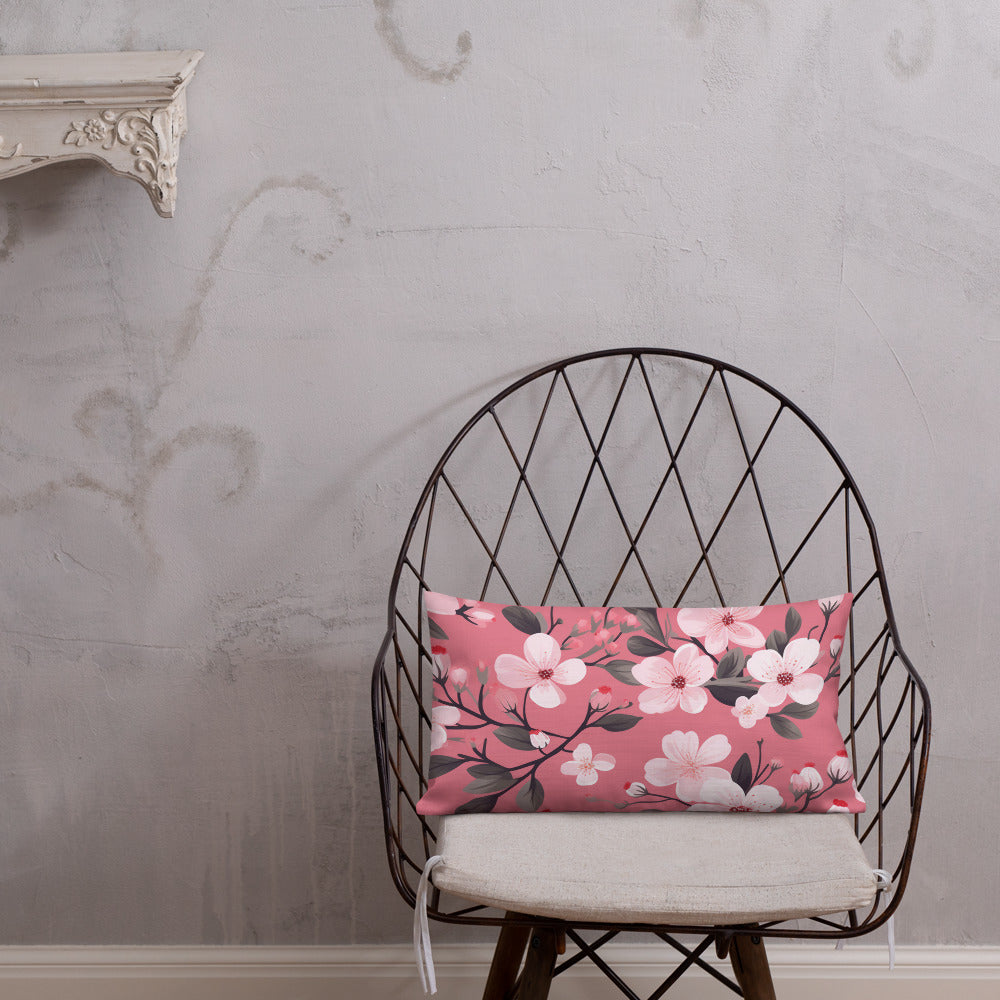 Floral Lover's Botanical Throw Pillow