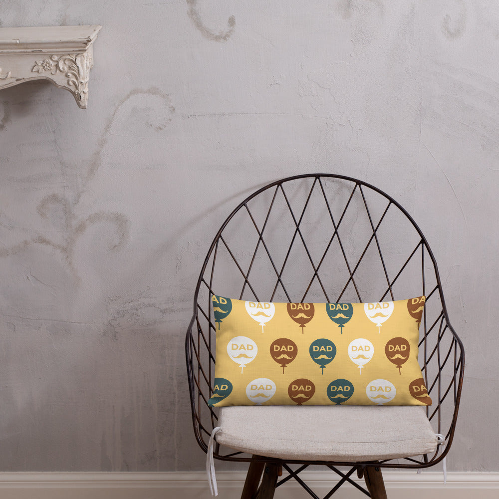 Cool Dad's Fashionably Decorative Throw Pillow