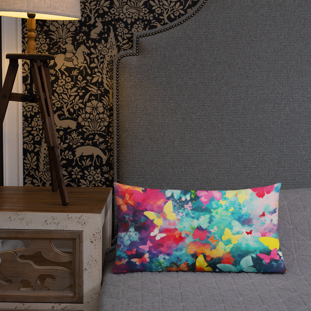 Butterfly Lover's Decorative Yet Comfortable Premium Pillow