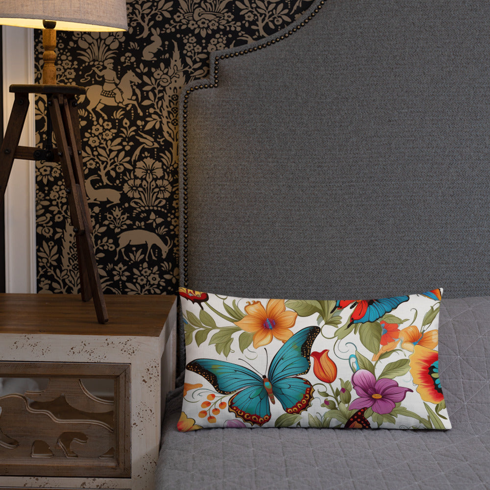 Butterfly Lover's Decorative Yet Comfortable Premium Pillow