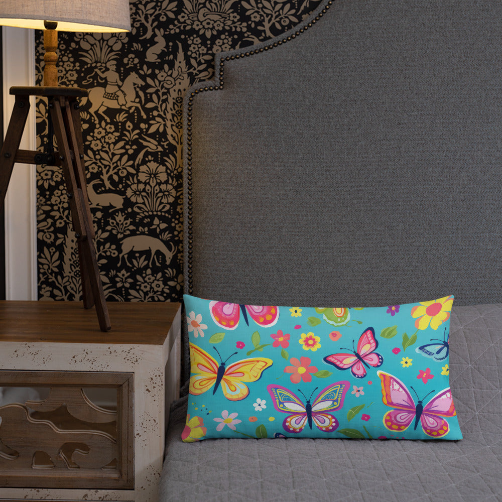 Butterfly Lover's Decorative Yet Comfortable Premium Pillow