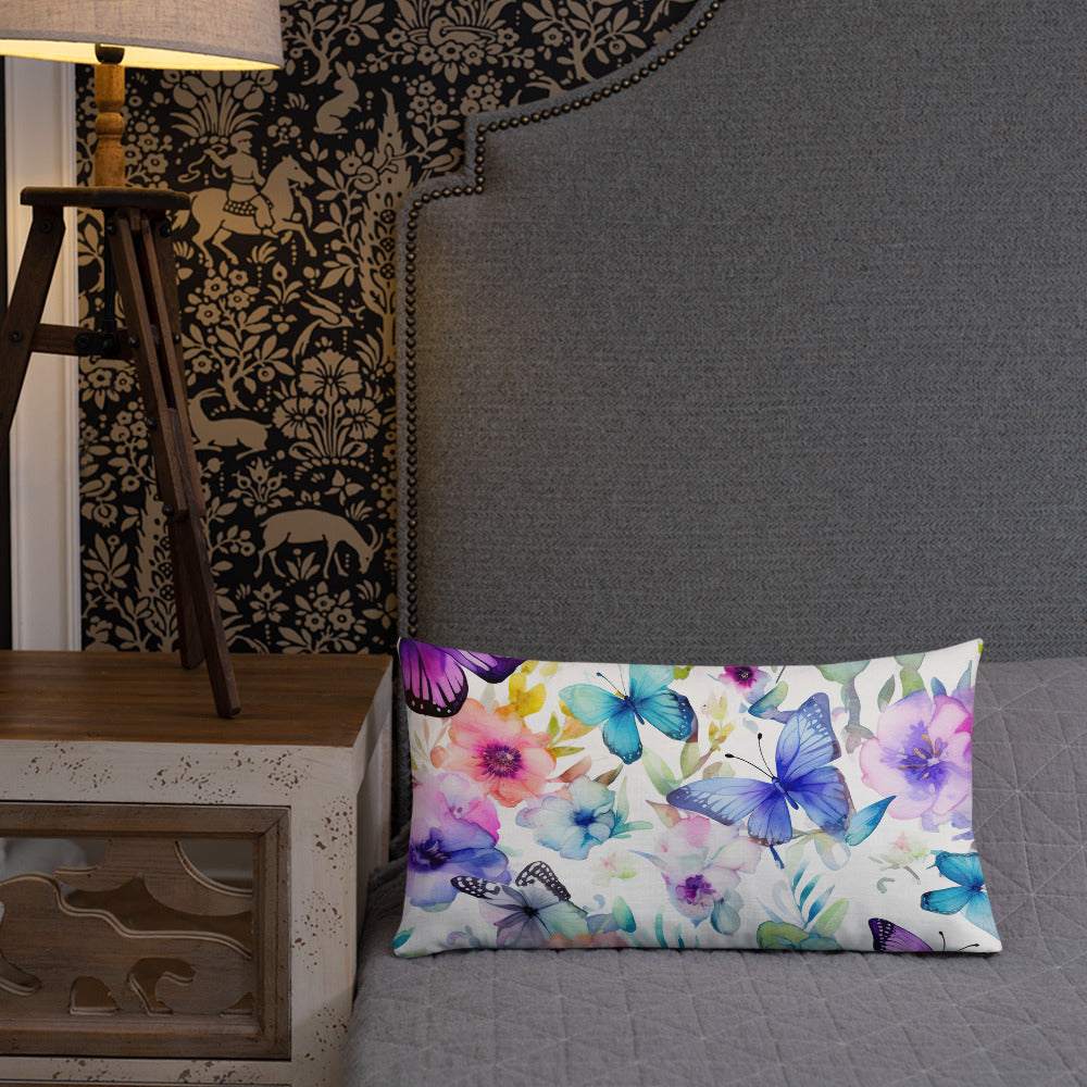 Butterfly Lover's Decorative Yet Comfortable Premium Pillow
