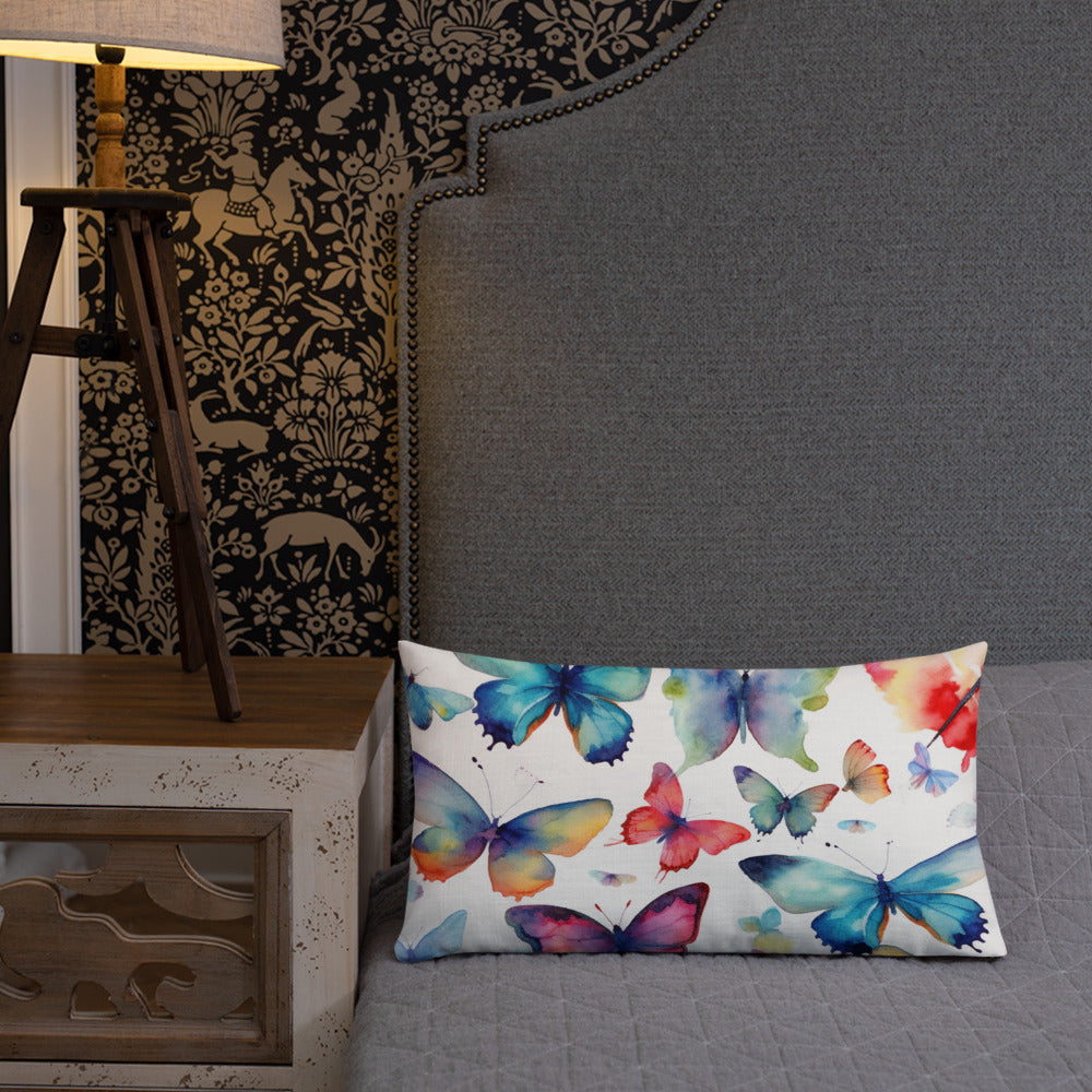 Butterfly Lover's Decorative Yet Comfortable Premium Pillow