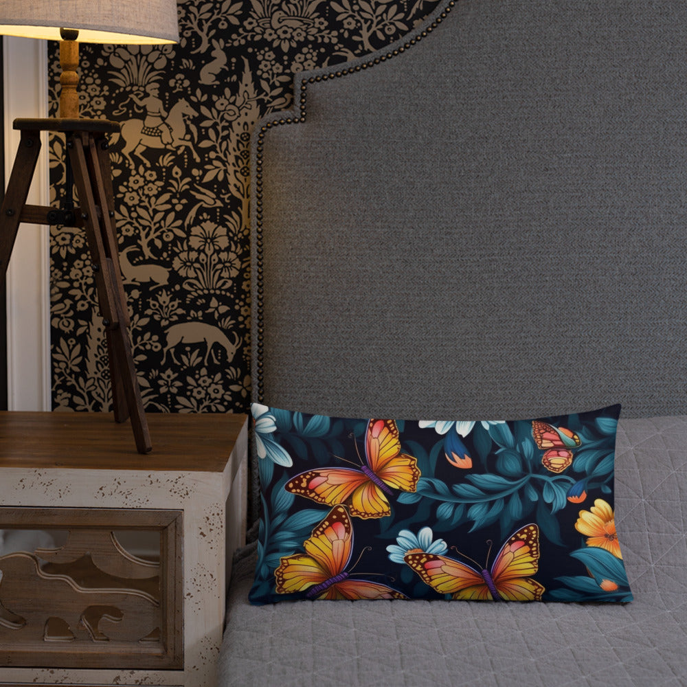 Butterfly Lover's Decorative Yet Comfortable Premium Pillow