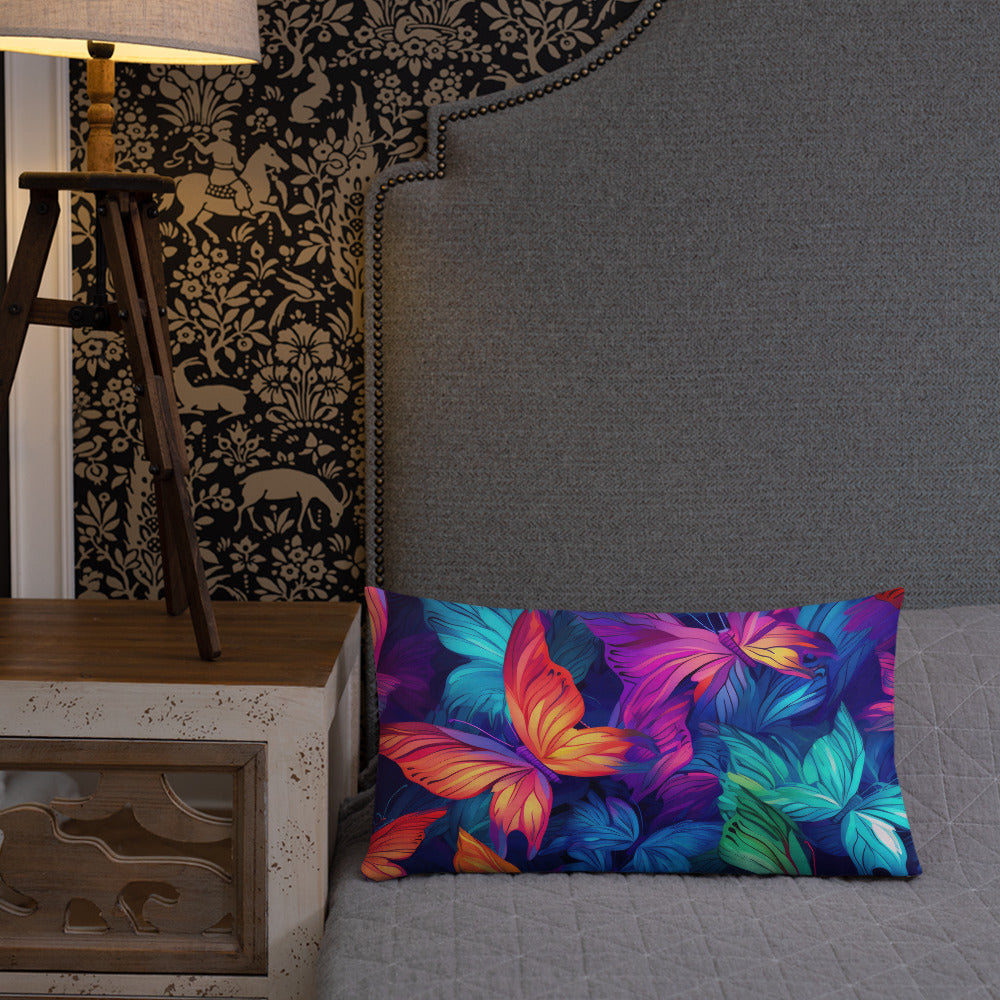 Butterfly Lover's Decorative Yet Comfortable Premium Pillow