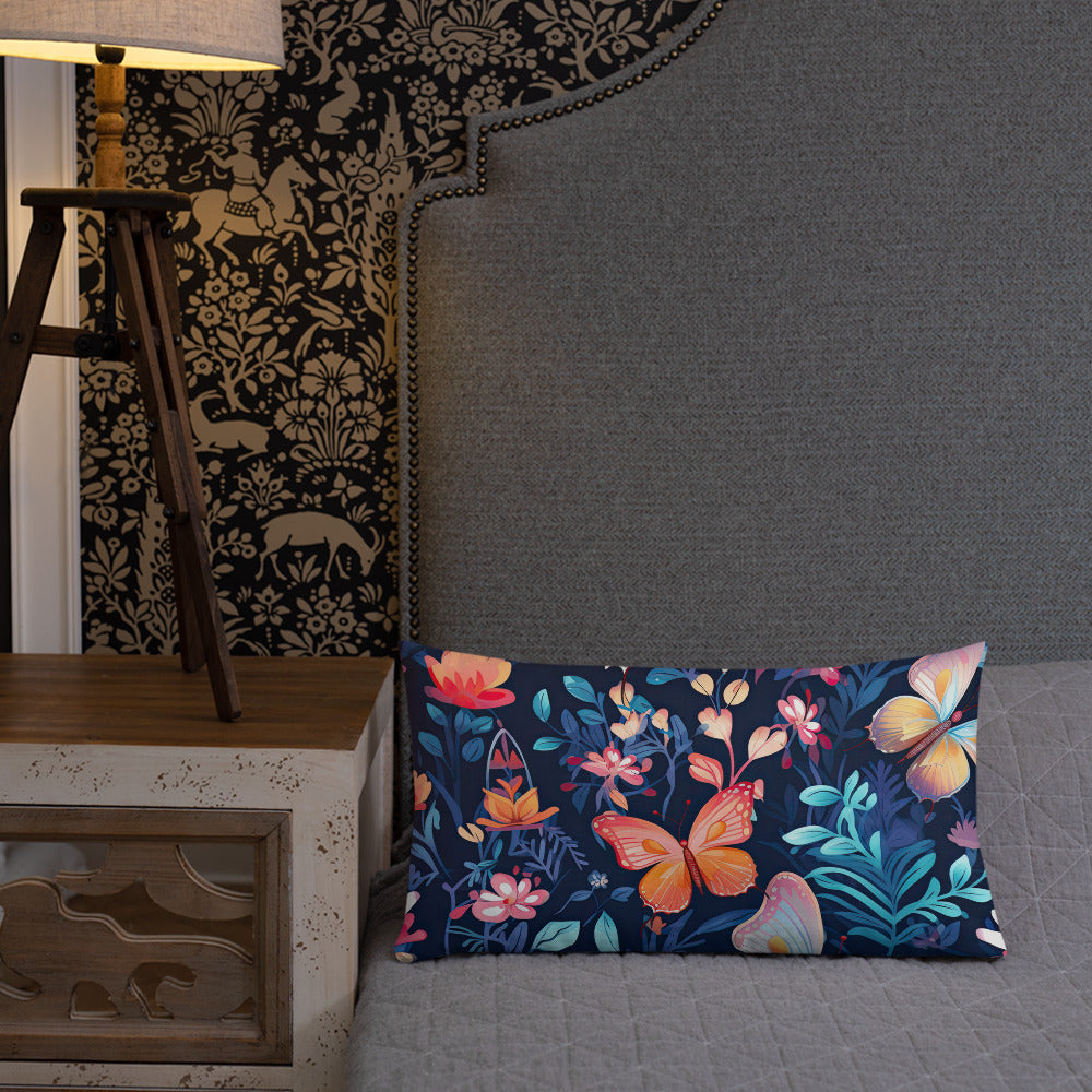 Butterfly Lover's Decorative Yet Comfortable Premium Pillow