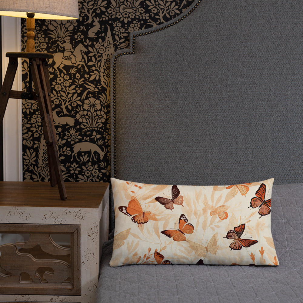 Butterfly Lover's Decorative Yet Comfortable Premium Pillow