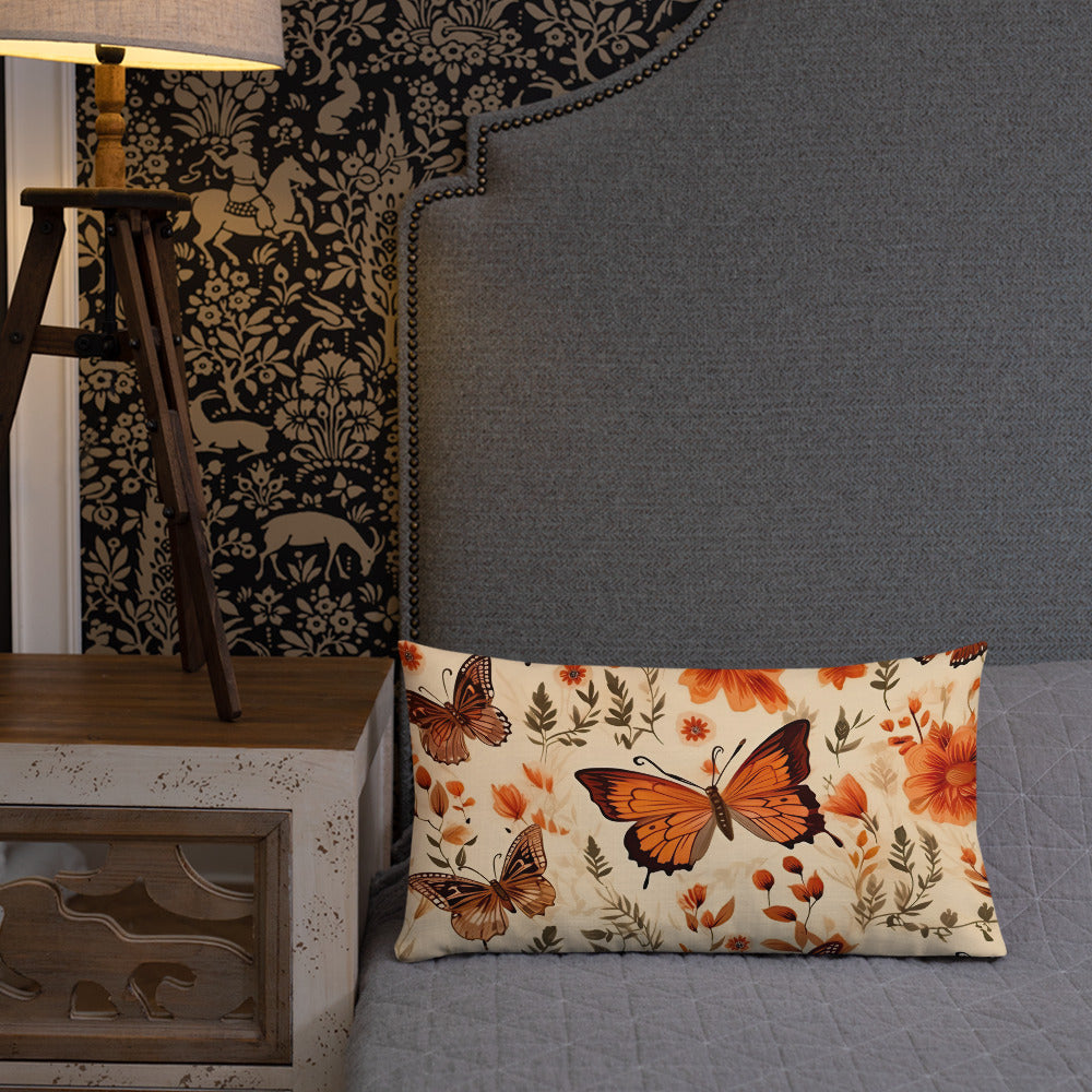 Butterfly Lover's Decorative Yet Comfortable Premium Pillow