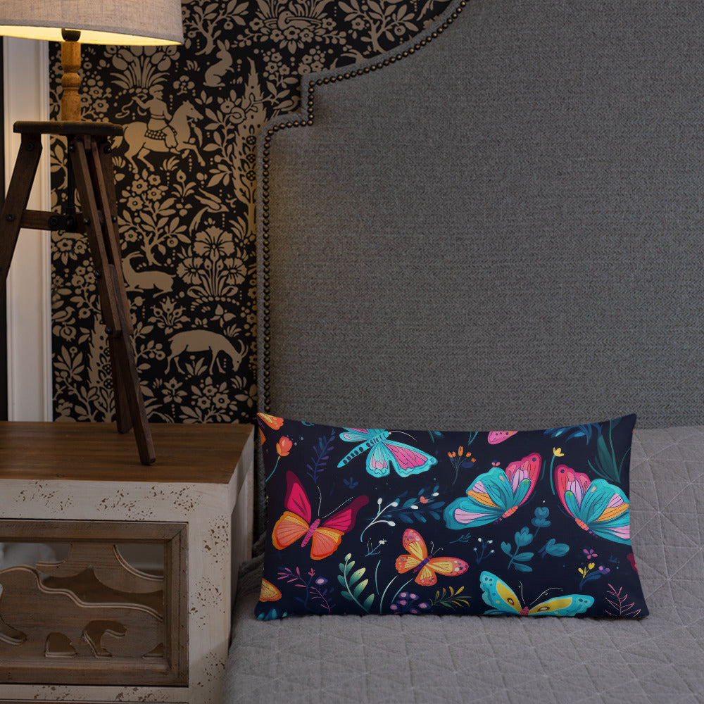 Butterfly Lover's Decorative Yet Comfortable Premium Pillow