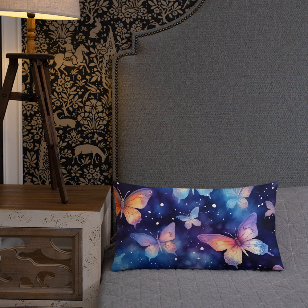 Butterfly Lover's Decorative Yet Comfortable Premium Pillow