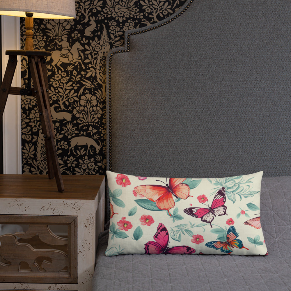 Butterfly Lover's Decorative Yet Comfortable Premium Pillow