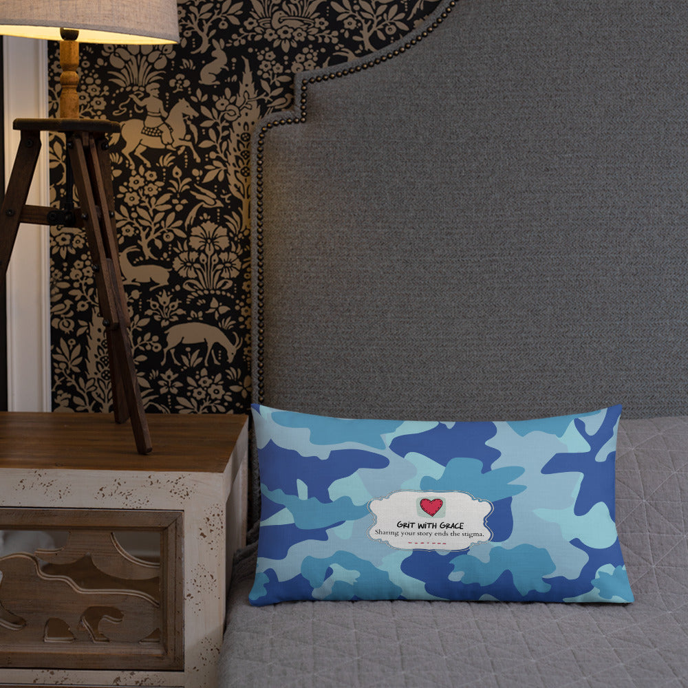 Army Enthusiast Camouflage Premium Throw Pillow