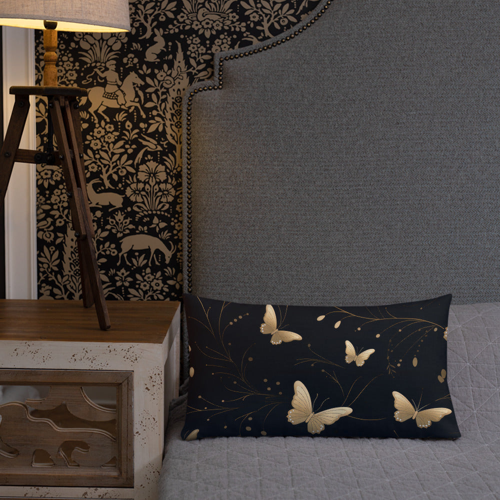 Butterfly Lover's Decorative Yet Comfortable Premium Pillow