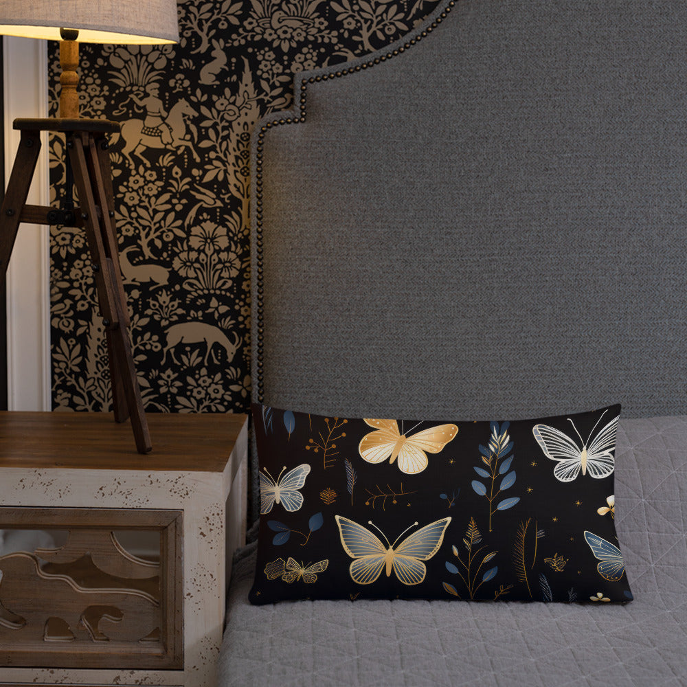 Butterfly Lover's Decorative Yet Comfortable Premium Pillow