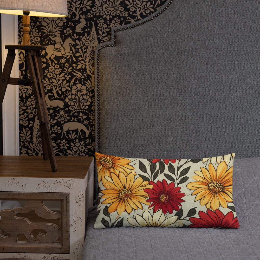 Floral Lover's Botanical Throw Pillow